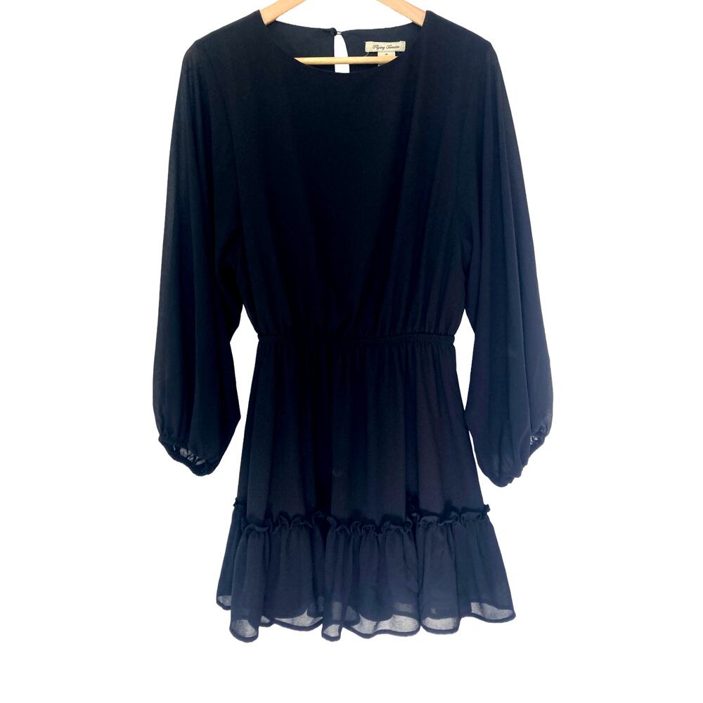 Flying Tomato Little Black Dress Whimsigoth Dark Fairy Witchy Flowy Medium